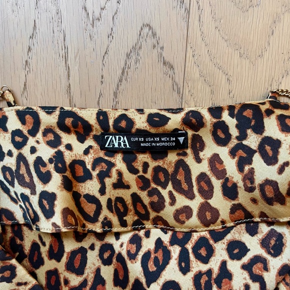 Zara Gold Chain Leopard Tank Top - Picture 7 of 7